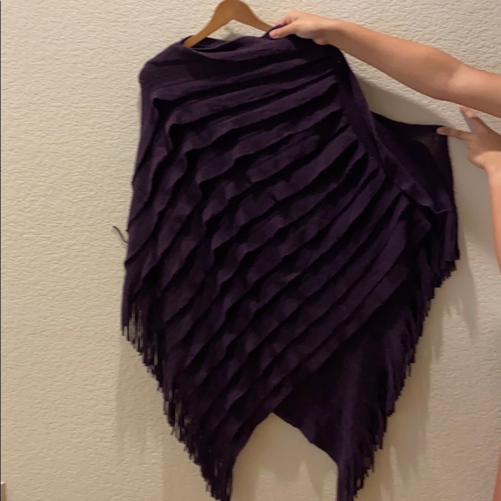 Dark long purple Cape